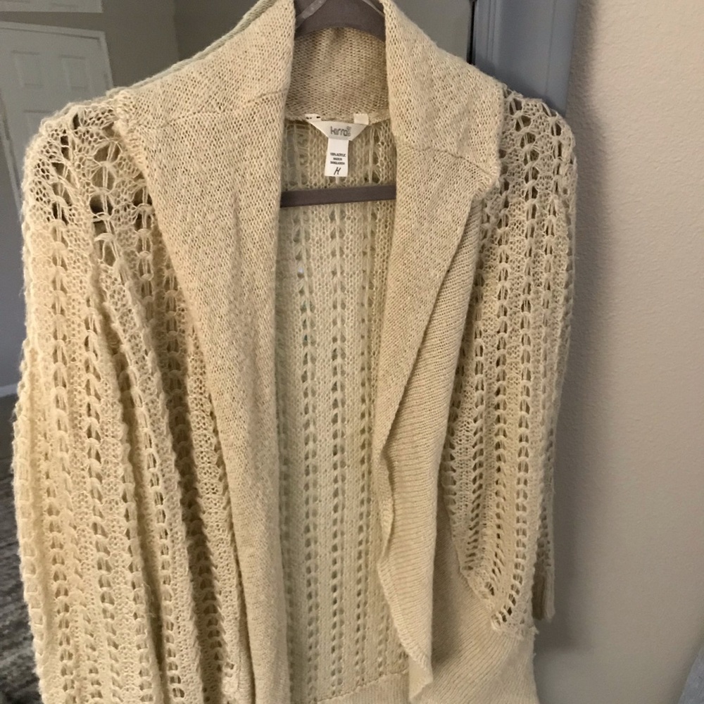 Kirra open-stitch cardigan